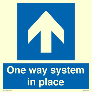 One way system in place